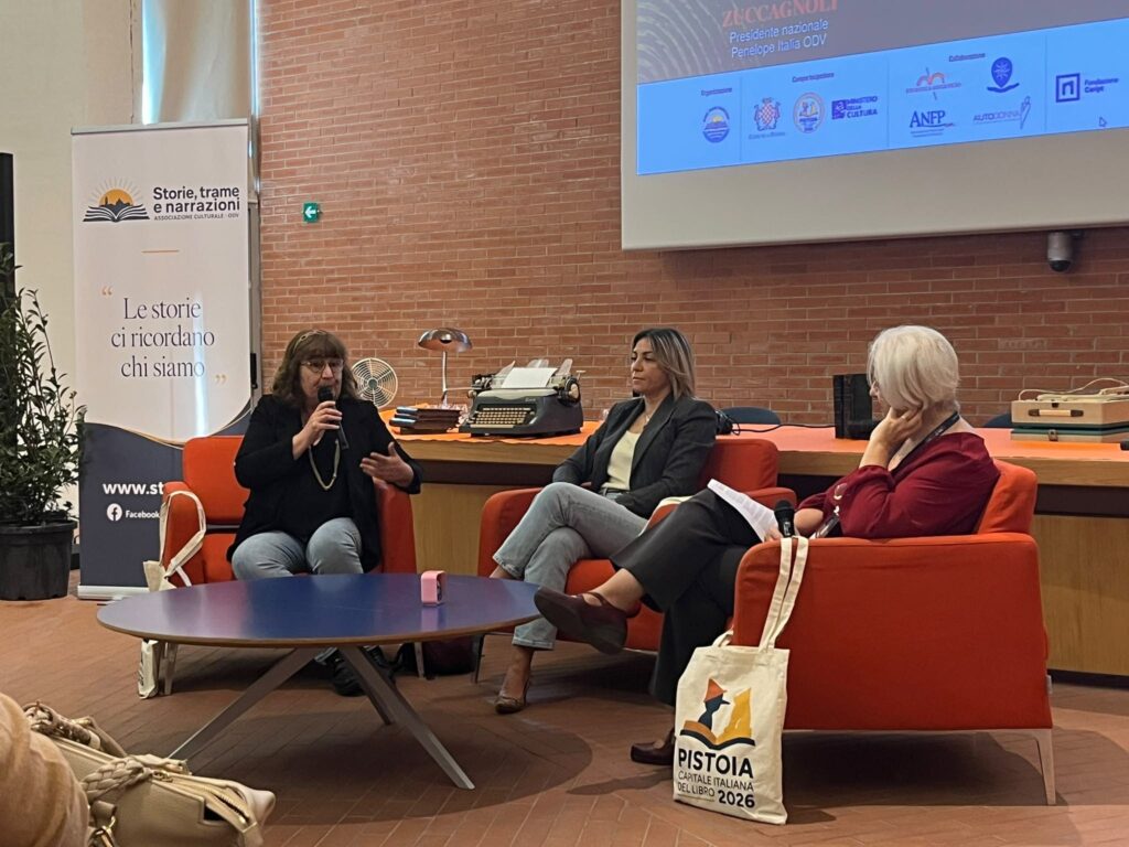 Elisa e le altre: le vite sospese: un momento dell’incontro alla Biblioteca San Giorgio, Zona d’Ombra, 24 ottobre 2026