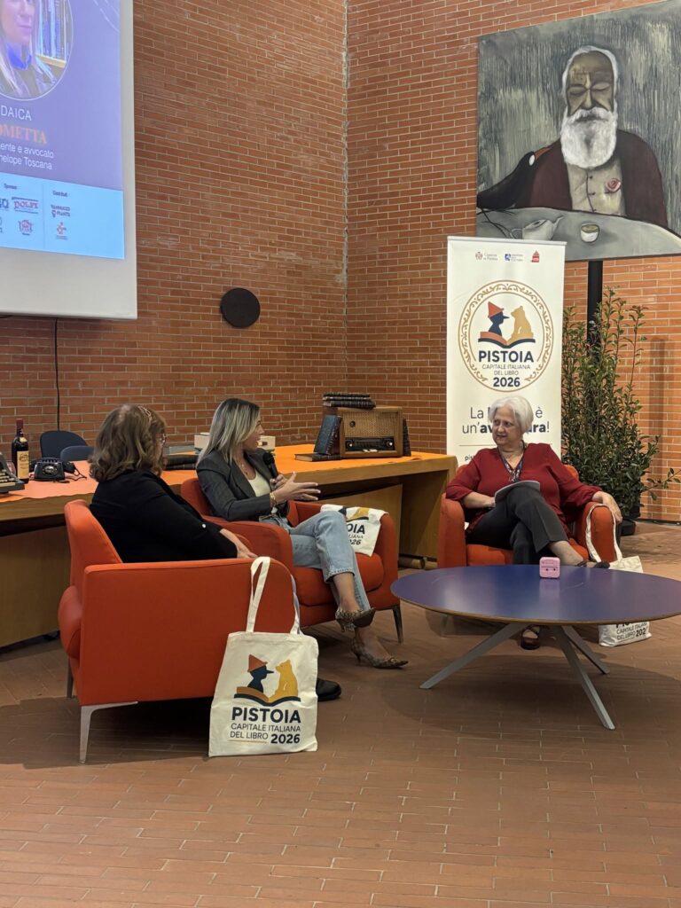 Elisa e le altre: le vite sospese: un momento dell’incontro alla Biblioteca San Giorgio, Zona d’Ombra, 24 ottobre 2026