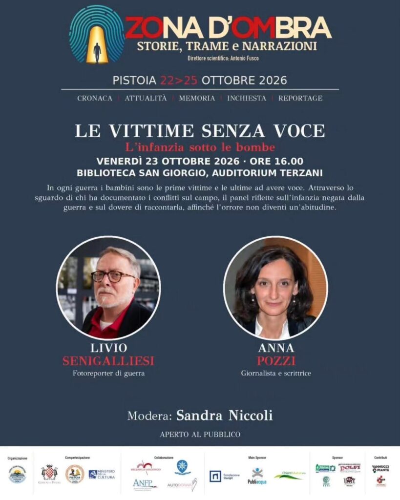 Locandina Le vittime senza voce, 23 ottobre 2026