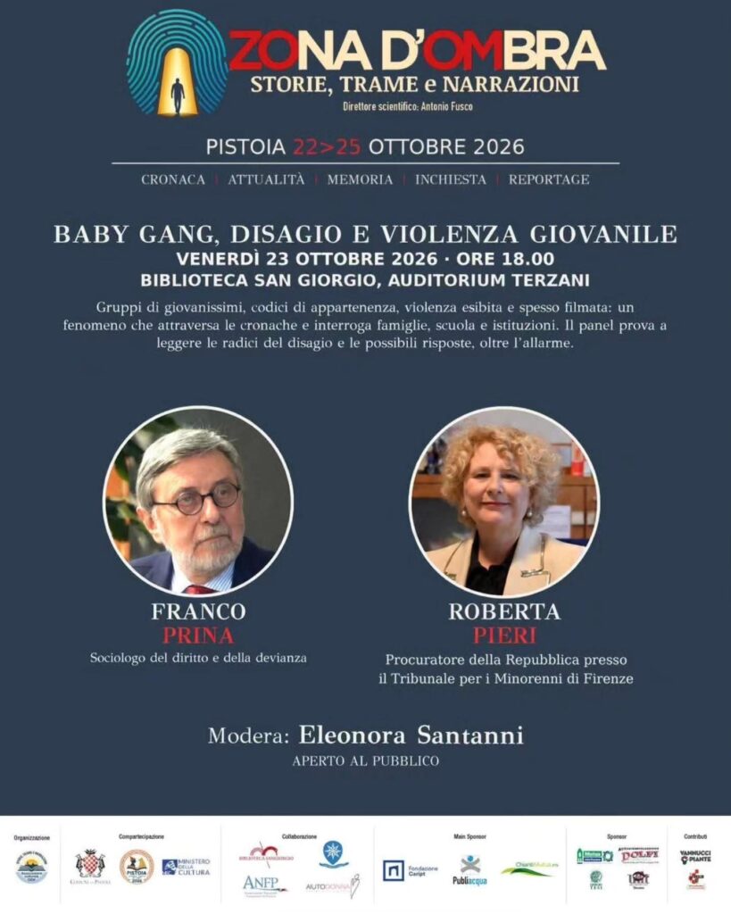 Locandina Baby gang, disagio e violenza giovanile