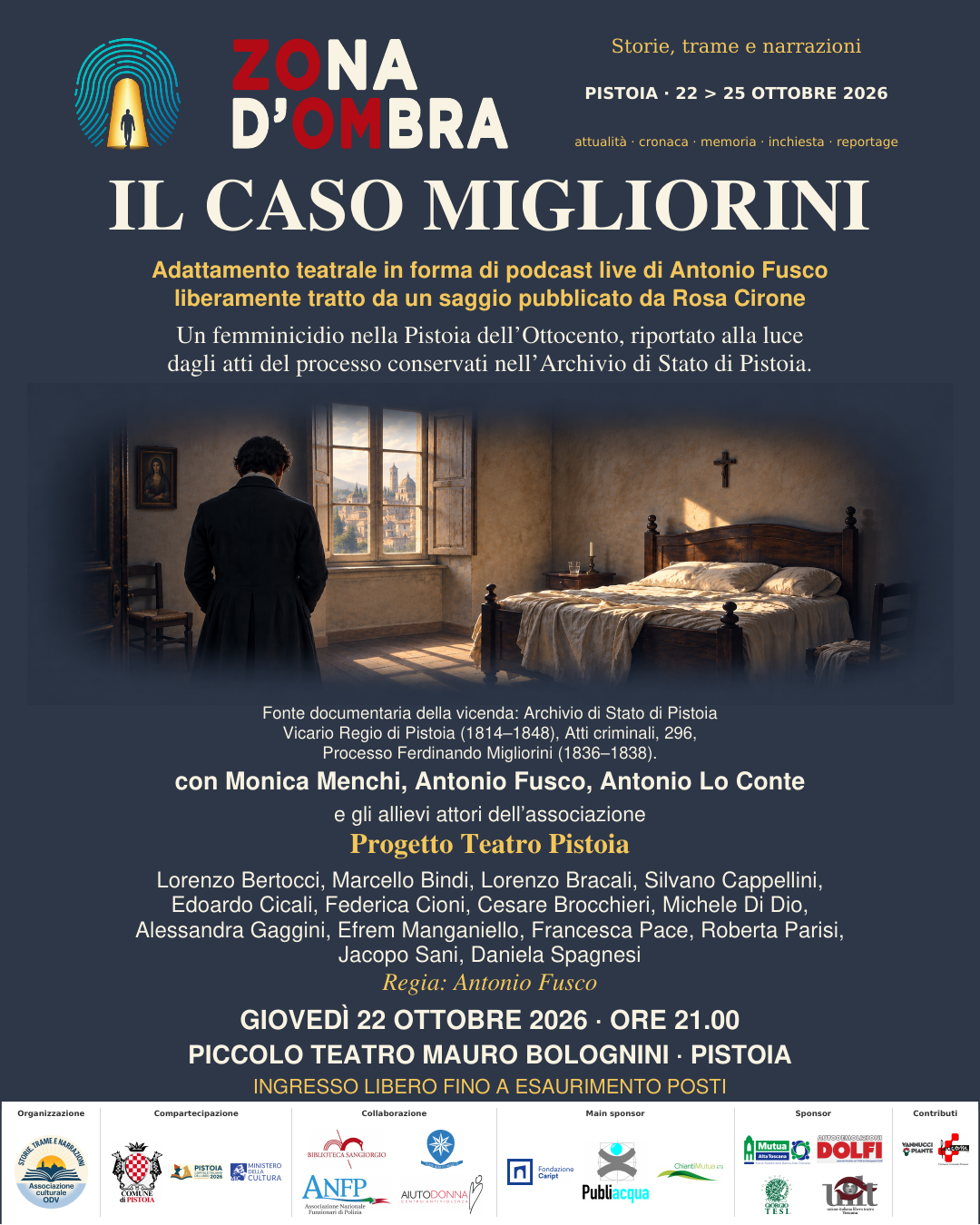 Il caso Migliorini – Podcast live teatrale