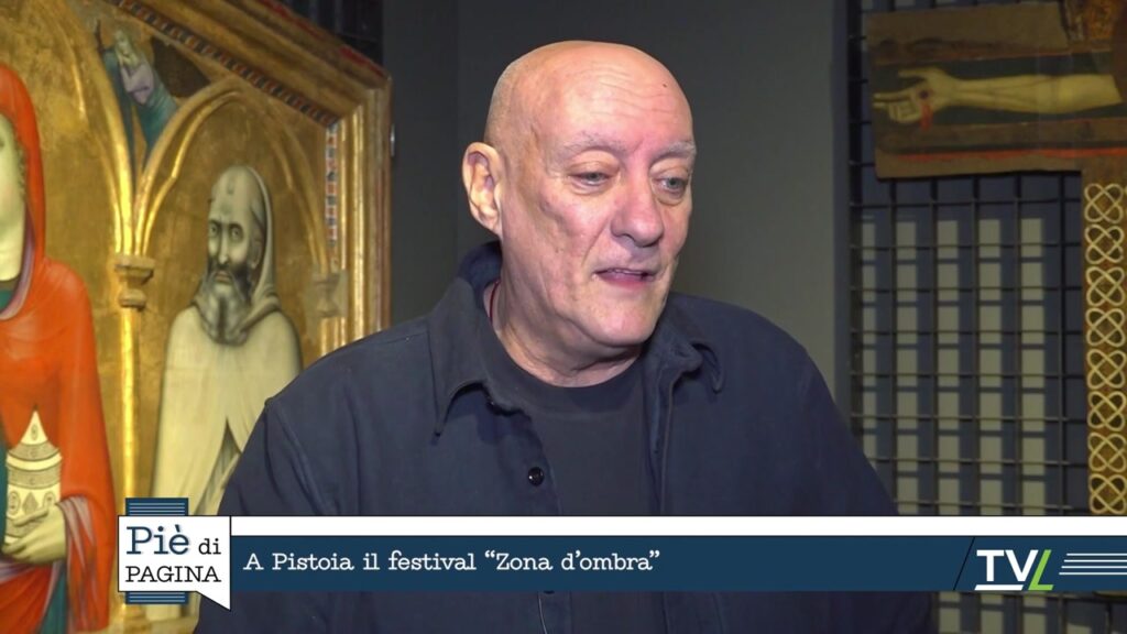 Stefano Nazzi durante l’intervista a TVL per Zona d’Ombra 2025