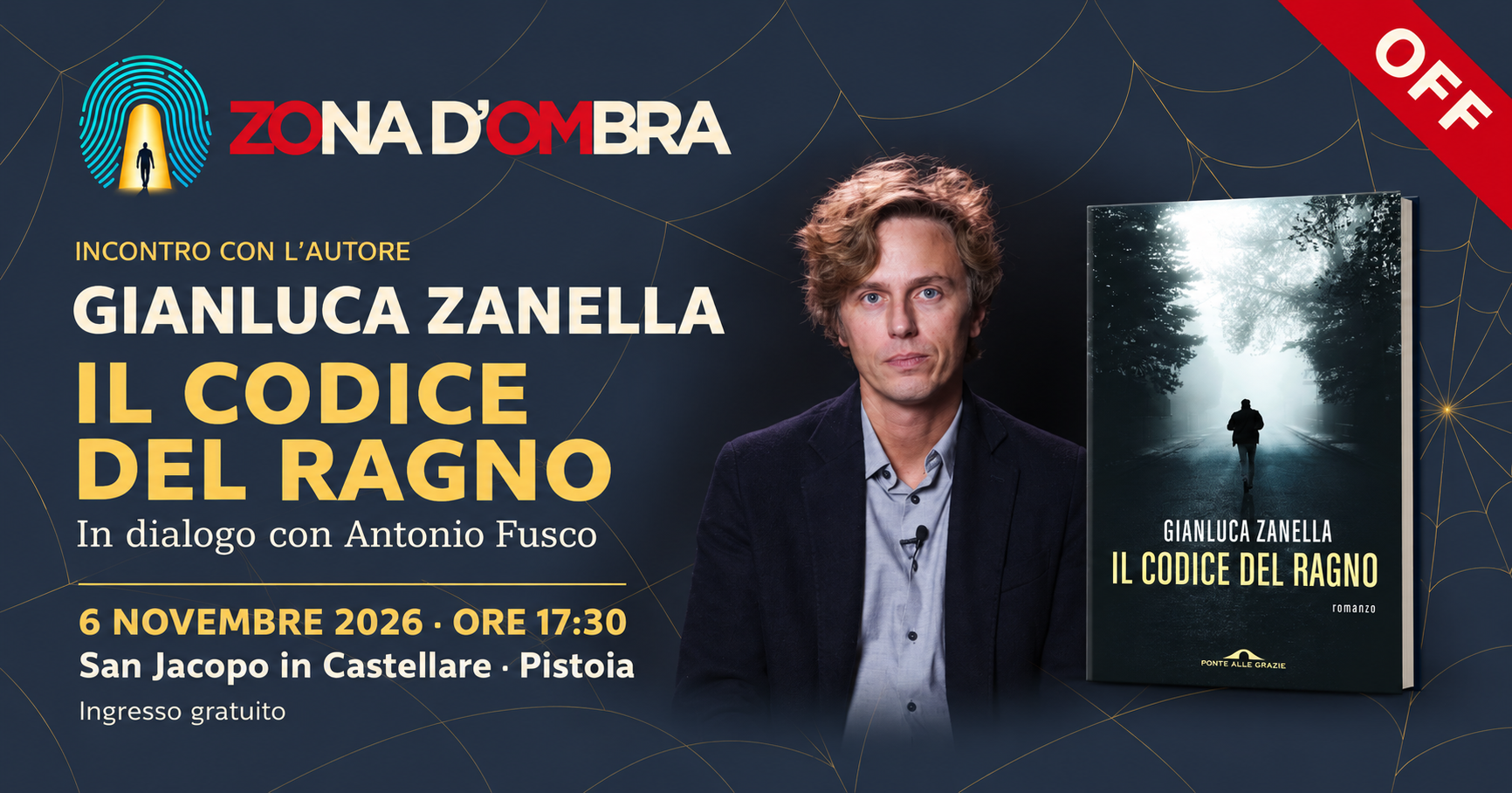 Zona d’Ombra OFF – Gianluca Zanella: Il codice del Ragno